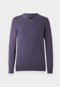 V NECK JUMPER - Pulóver - graystone