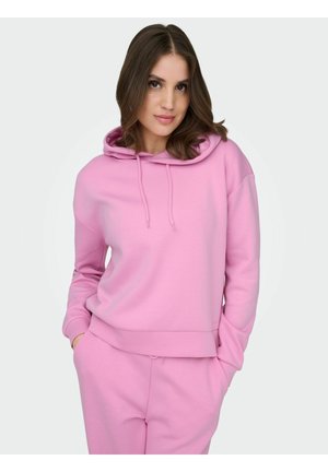 ONPLOUNGE LIFE NOOS - Sweat à capuche - bonbon