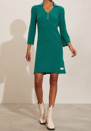 Strickkleid - green
