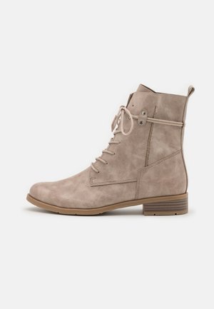 Snørestøvletter - beige