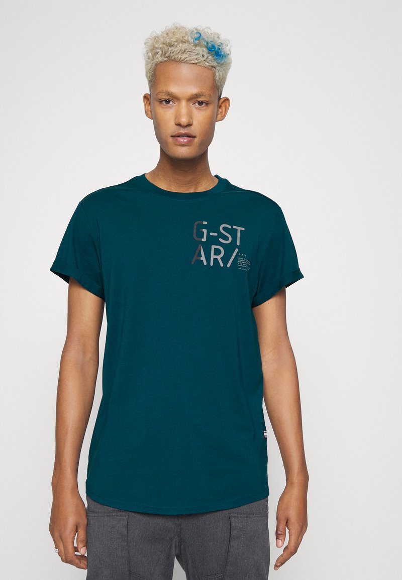 G-STAR LASH SMALL GRAPHIC - T-shirt estampada - bright billet green