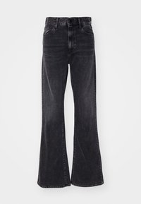 BECKA FLARE - Jeans Relaxed Fit - black