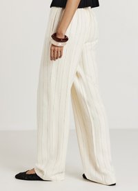 Calliope STRAIGHT  - Pantalon classique - var ecru chiaro