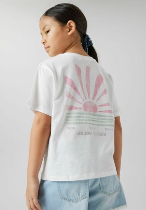 Name it NKFJELY SS NREG - Marškinėliai su spaudiniu - bright white