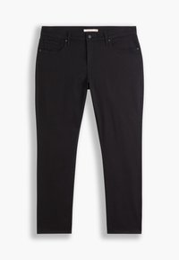 Svarte denimjeans med slim fit, fem-lommers design og en jevn tekstur. Standard midje med beltehemper og diskrete sømdetaljer.