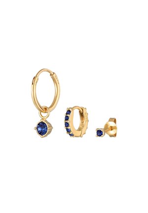 3-PACK SPARKLING - Earrings - blau