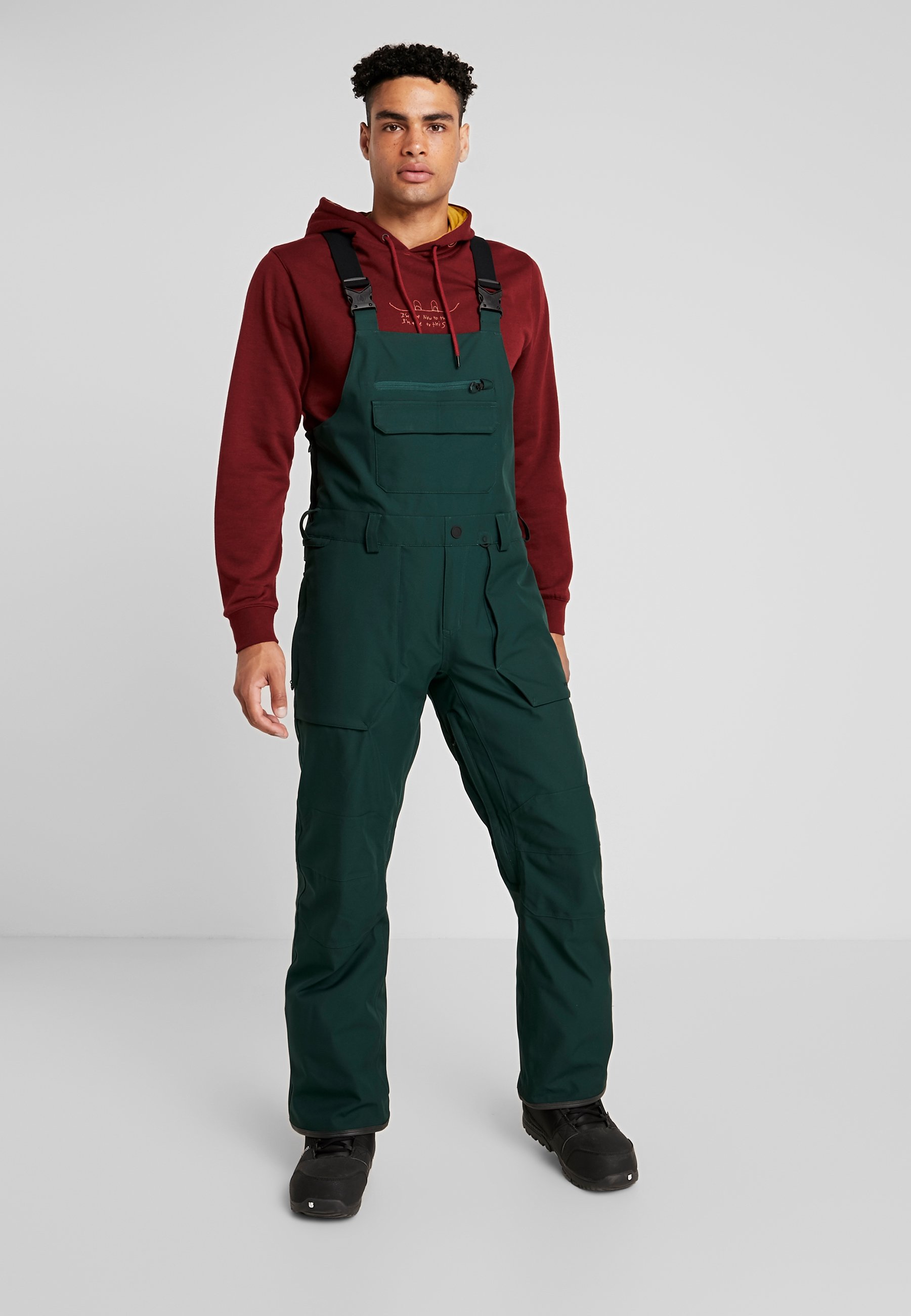 volcom roan bib black