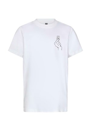 LOVE SIGN - Print T-shirt - white