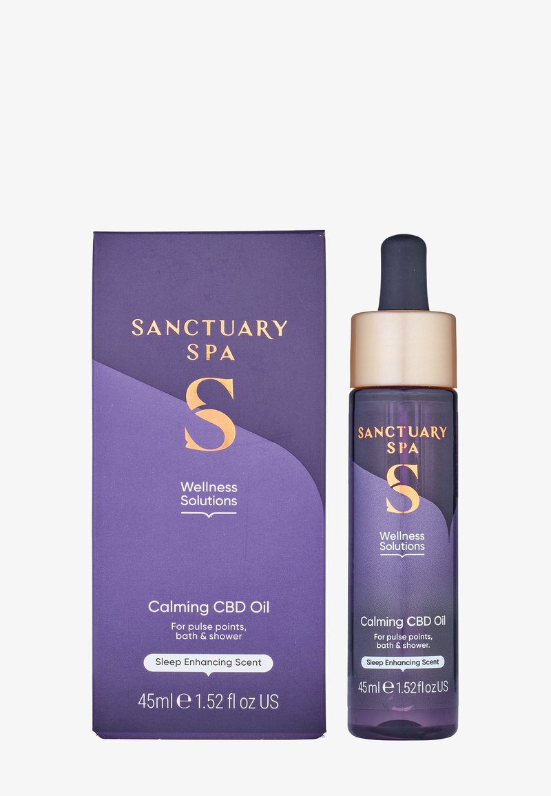 Sanctuary Spa - WELLNESS SOLUTIONS CALMING CBD OIL - Olejki i połyskujące kosmetyki do ciała, Powiększ
