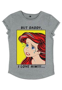 Henry Tiger THE LITTLE MERMAID CRYBABY ARIEL - T-shirts print - melange grey
