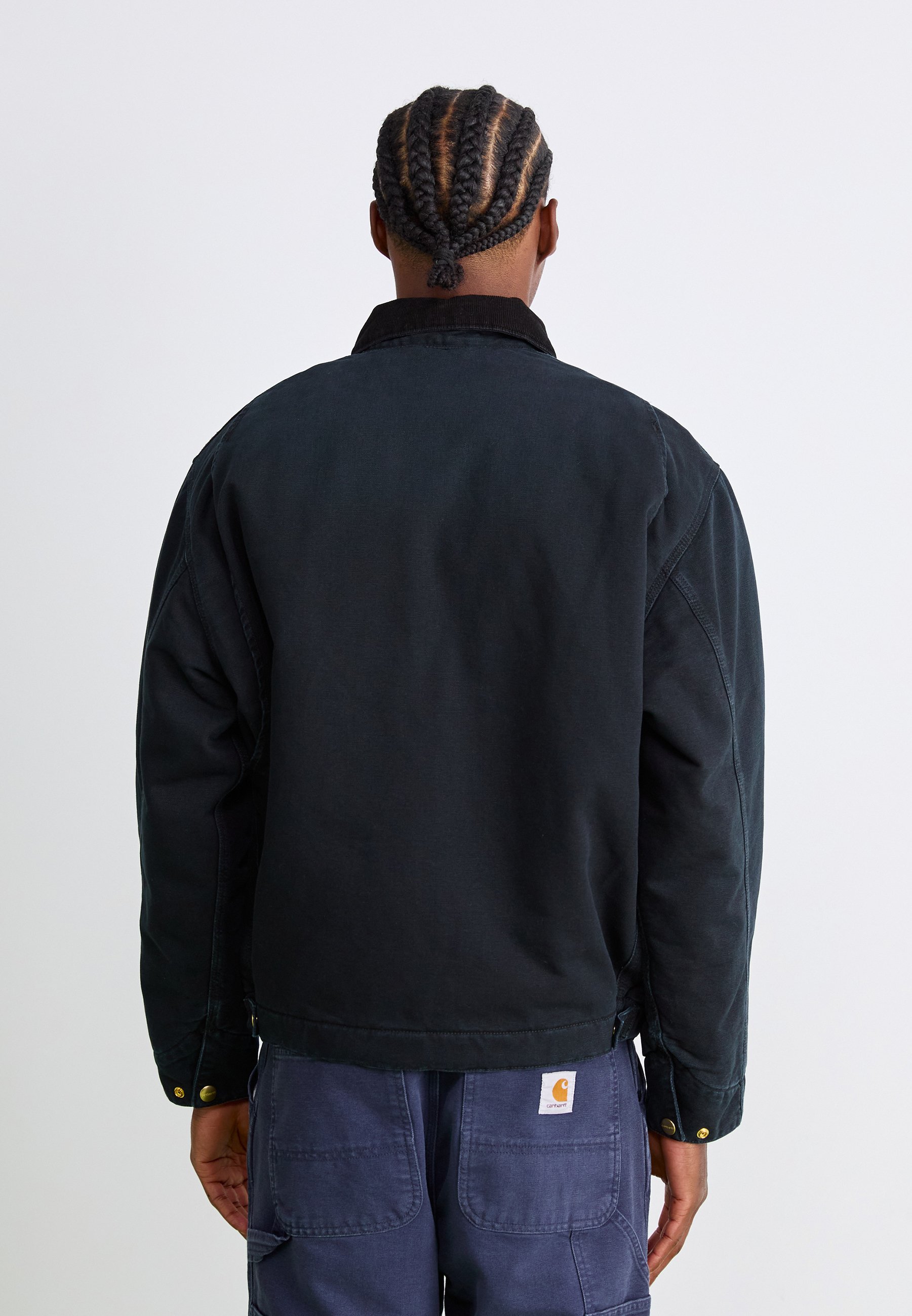 Carhartt WIP DETROIT JACKET - Light jacket - black - Zalando.co.uk