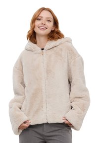 Terranova CON CAPPUCCIO - Giacca invernale - beige chiaro
