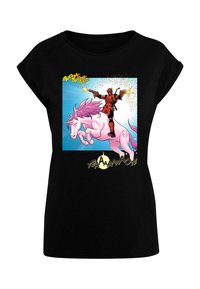 ABSOLUTE CULT DEADPOOL - UNICORN BATTLE  - T-shirts med print - black