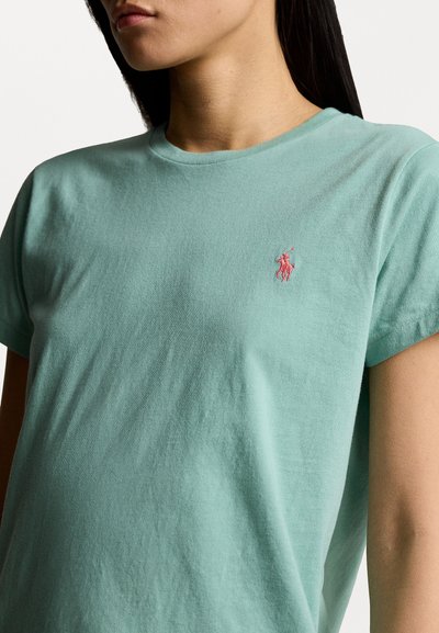 Polo Ralph Lauren COTTON JERSEY CREWNECK T-SHIRT - Pamata T-krekls - essex green