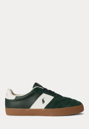 Polo Ralph Lauren, COURT VULC LEATHER-SUEDE SNEAKER UNISEX - Sneaker low - new forest/deckwash white