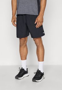 Under Armour - UTILITY SHORTS - Sports shorts - black/super pink Thumbnail Image 1