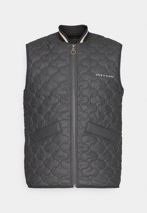 Lyle & Scott QUILTED GILET - Weste - anthrazite