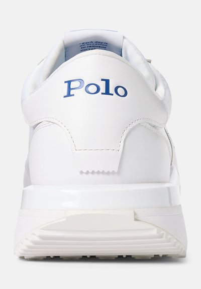 Polo Ralph Lauren TRAIN 89 LEATHER PANELED SNEAKER UNISEX - Sapatilhas - white/royal