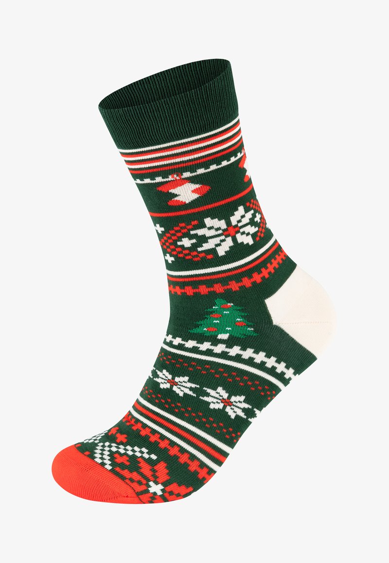 Happy Socks CHRISTMAS UNISEX - Sokker - dark green