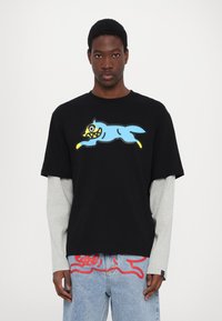 Icecream RUNNING DOG LAYERED  - Longsleeve - black