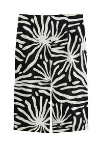 CURVES ABSTRACT PRINT CROPPED - Pantalones - black pattern