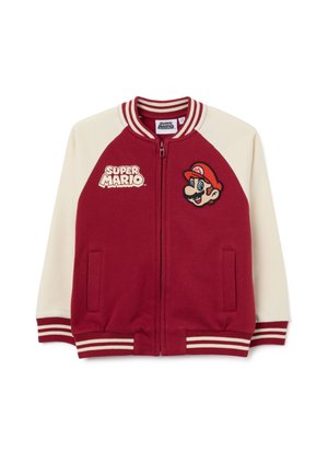 REGULAR FIT  ZIP  - Leichte Jacke - beige red