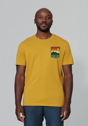 GOOD VIBE - T-Shirt print - ochre