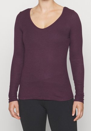 Long sleeved top - purple