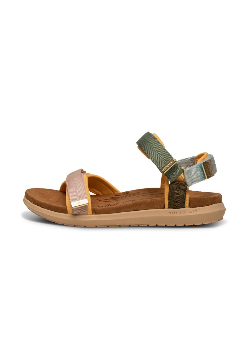 Woden LINE LITE - Vaellussandaalit - algae multi