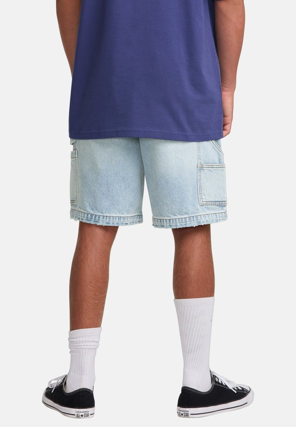 BAD DOG WORKWEAR - Denim shorts - bla3