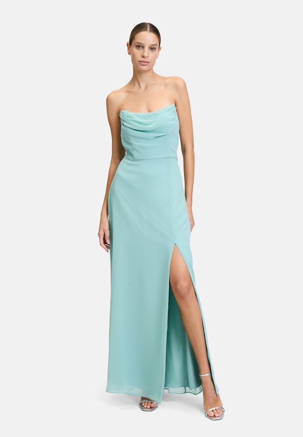 MIT WASSERFALLAUSSCHNITT - Ballkleid - bright jade