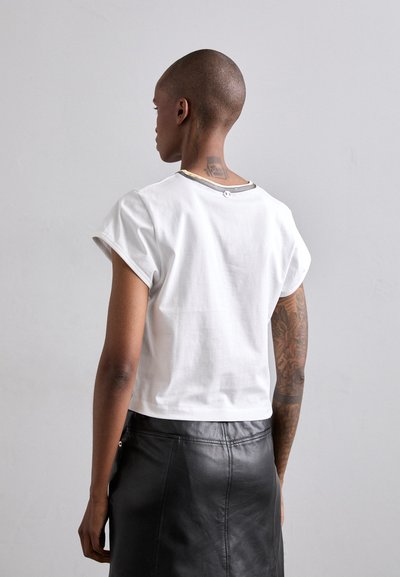 Rabanne TEE - Print T-shirt - white