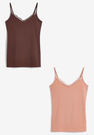 TWO PACK - Linne - brown