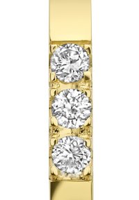 Isabel Bernard DE LA PAIX MADELINE GOLD 14 CT, DIAMOND 0.15 CT - Boucles d'oreilles - weißgoldfarben