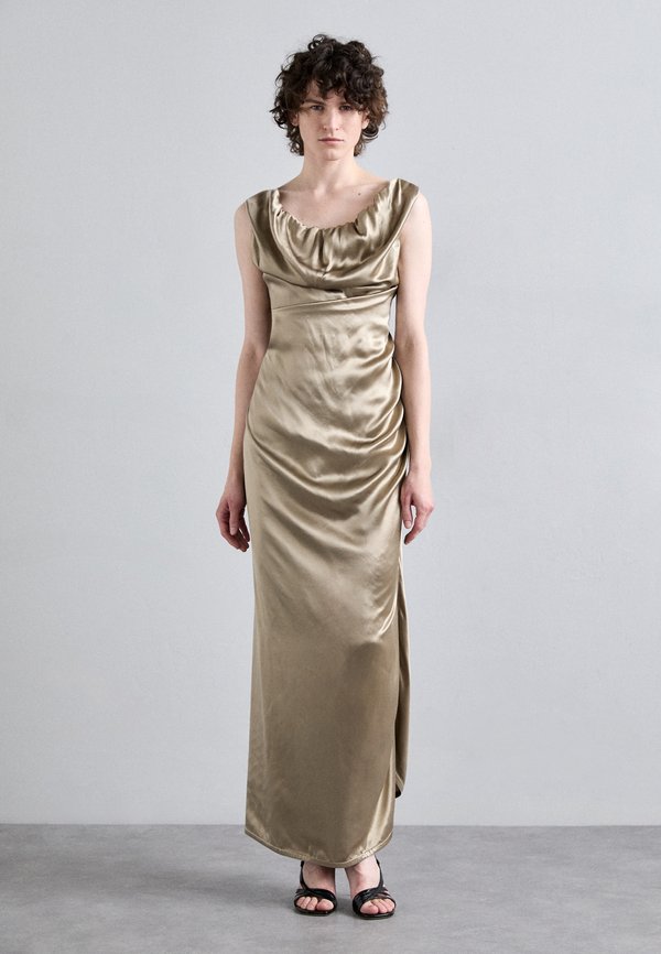 LONG GINNIE PENCIL DRESS - Occasion wear - gold