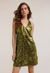 PAILLETTES DISEGNO GEOMETRICO - Cocktailkleid/festliches Kleid - verde