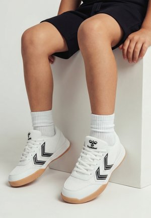 Hummel MULTIPLAY FLEX LC - Scarpe da tennis per tutte le superfici - white black