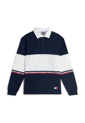 Tommy Jeans, BLOCK RUGBY - Mikina - dark night navy