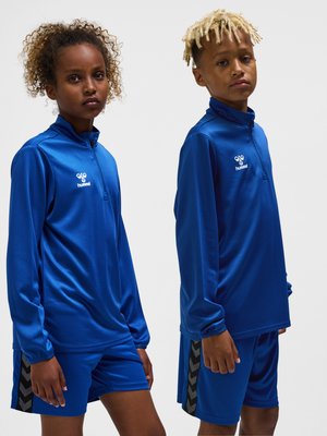 Hummel, ESSENTIAL HALF-ZIP  - Longsleeve - true blue