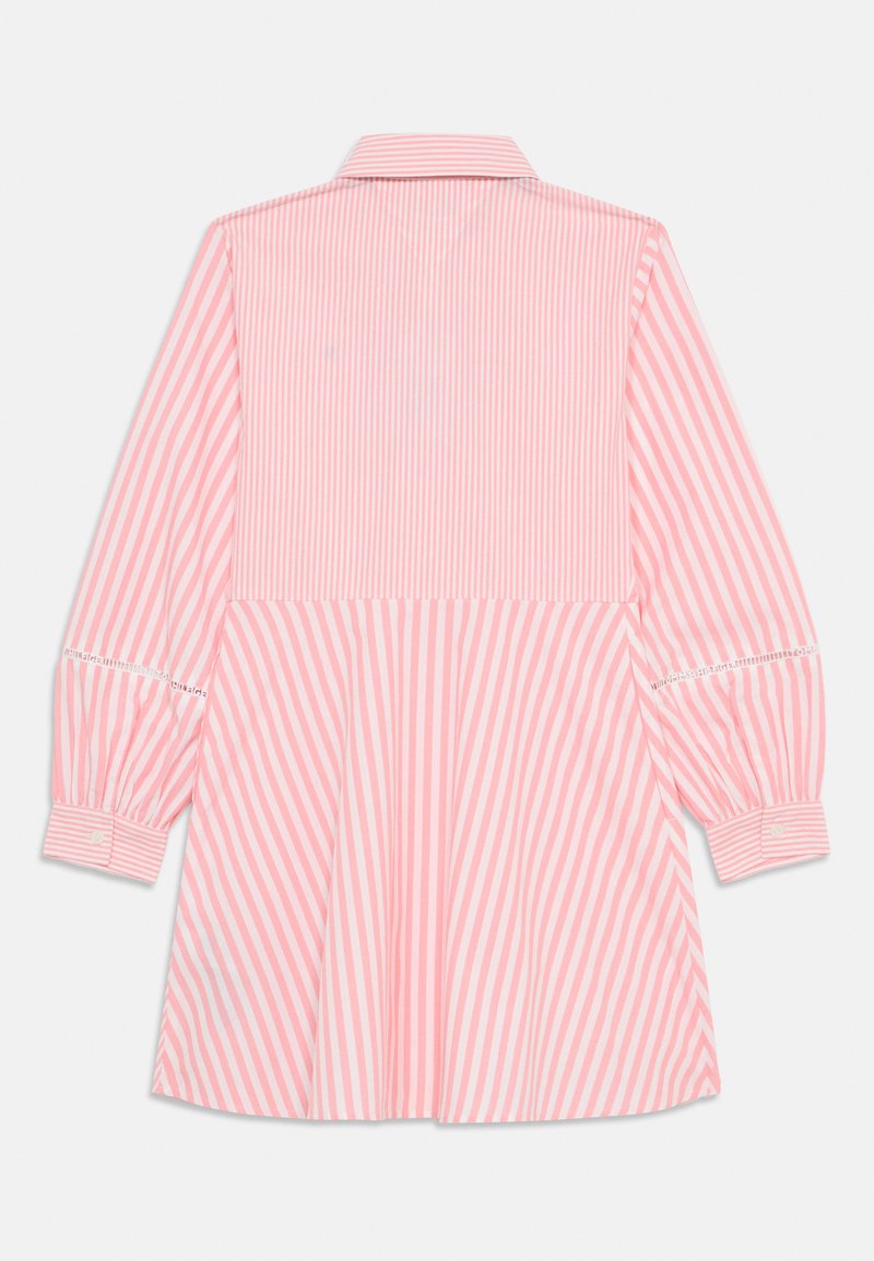 Tommy Hilfiger STRIPED DRESS - Shirt dress - carnation pink/pink -  Zalando.co.uk