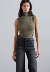 Mother THE HUSTLER ROLLER SNEAK - Wide leg - not today satan
