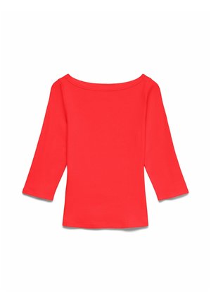 Vero Moda, T-SHIRT AWTHEA TOP - T-shirt à manches longues - poppy red