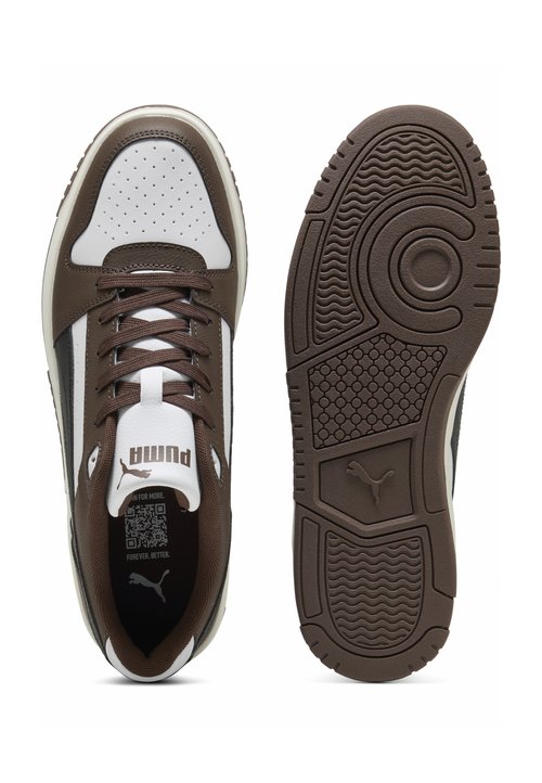 PUMA REBOUND SLAM LO UNISEX - Trainers - chestnut brown- black- white — photo 3