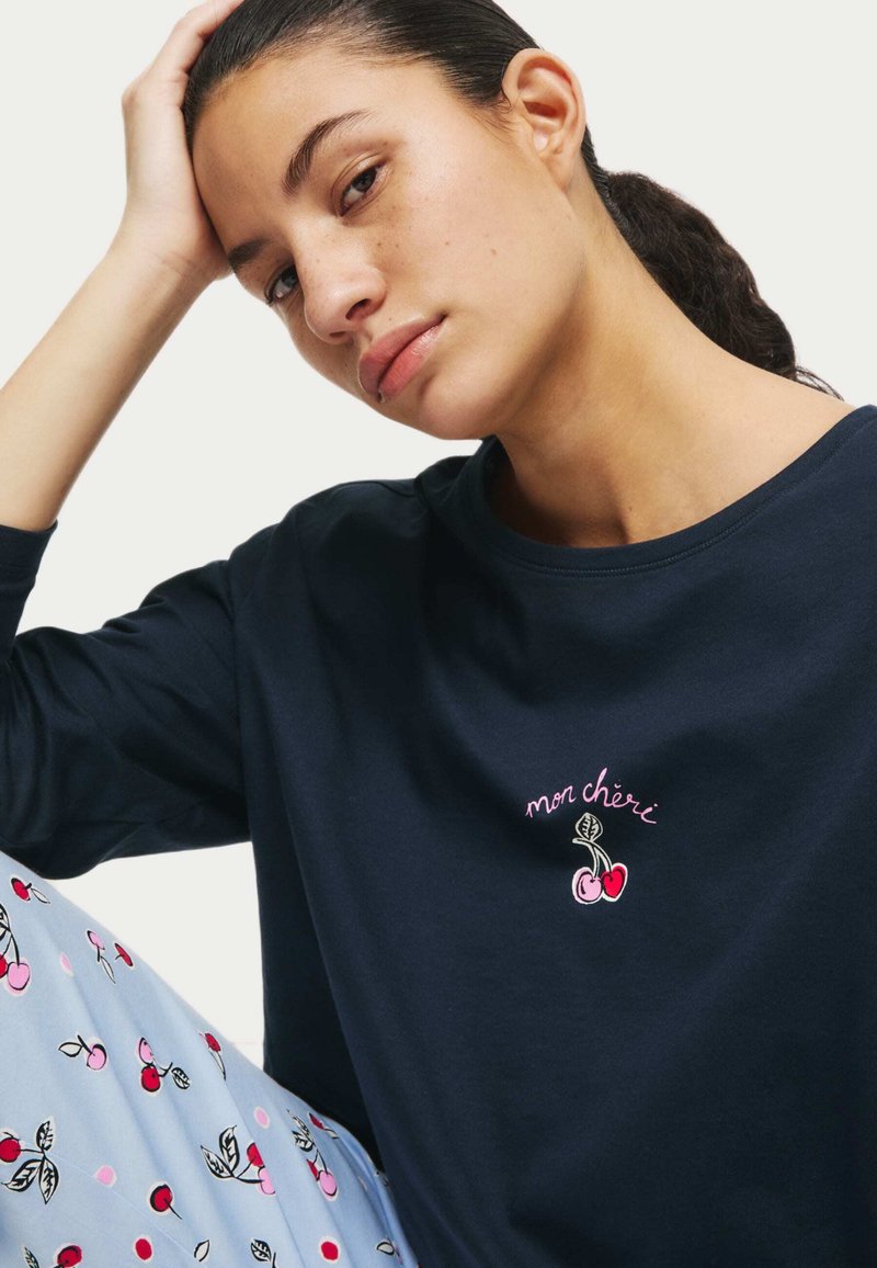 Marks & Spencer FLORAL PRINT - Pigiama - pink mix/blu