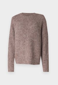 ONLMOON LIFE SLIT - Džemperis - chocolate brown
