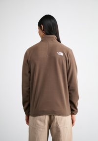 The North Face GLACIER 1/4 ZIP - Vesta od flisa - smokey brown