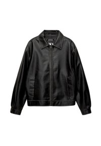 Kunstlederjacke - black