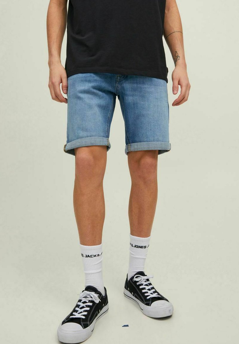 Herren Skinny Fit | Jack & Jones RICK ORG AM Jeans Shorts blue denim - SK26131 Herren Skinny Fit | Jack & Jones RICK ORG AM Jeans Shorts blue denim - SK26131