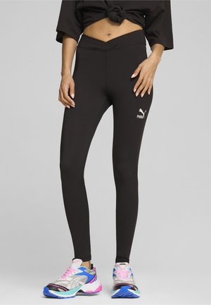 Puma HIGH WAIST  - Tamprės – kelnės - black