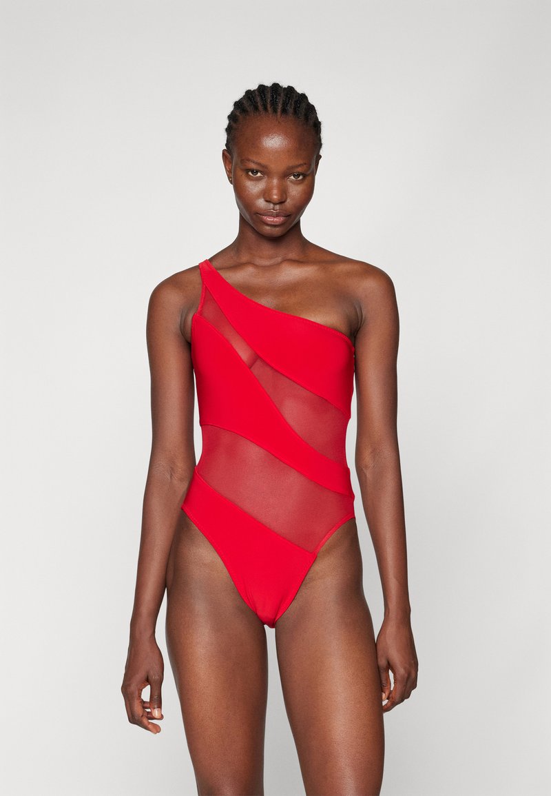 Norma Kamali SNAKE MIO - Kupaći kostim - tiger red